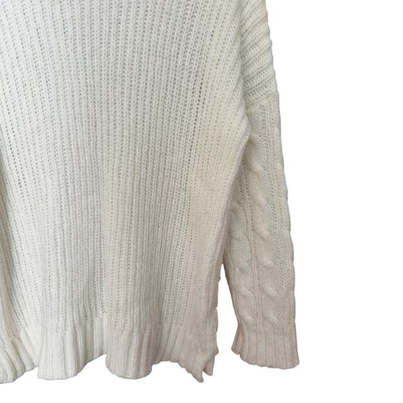 Wooden Ships Cable Knit Sweater In White Size S/M - Picture 9 of 10
